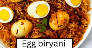 Egg biryani