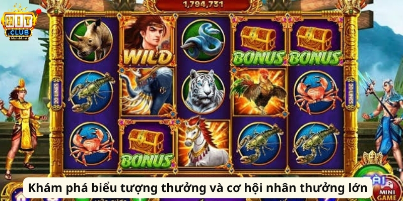 Khám phá biểu tượng thưởng và cơ hội nhân thưởng lớn