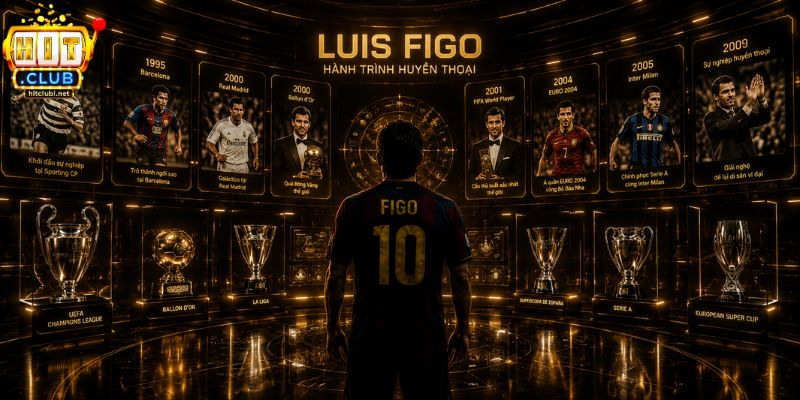 Đại Sứ Thương Hiệu HITCLUB - Sự Kết Hợp Lịch Sử Với Luis Figo Điểm khác biệt khẳng định đẳng cấp của cổng game HITCLUB